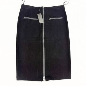 Romeo & Juliet Couture Black Zippered Pencil Skirt Size M NWT